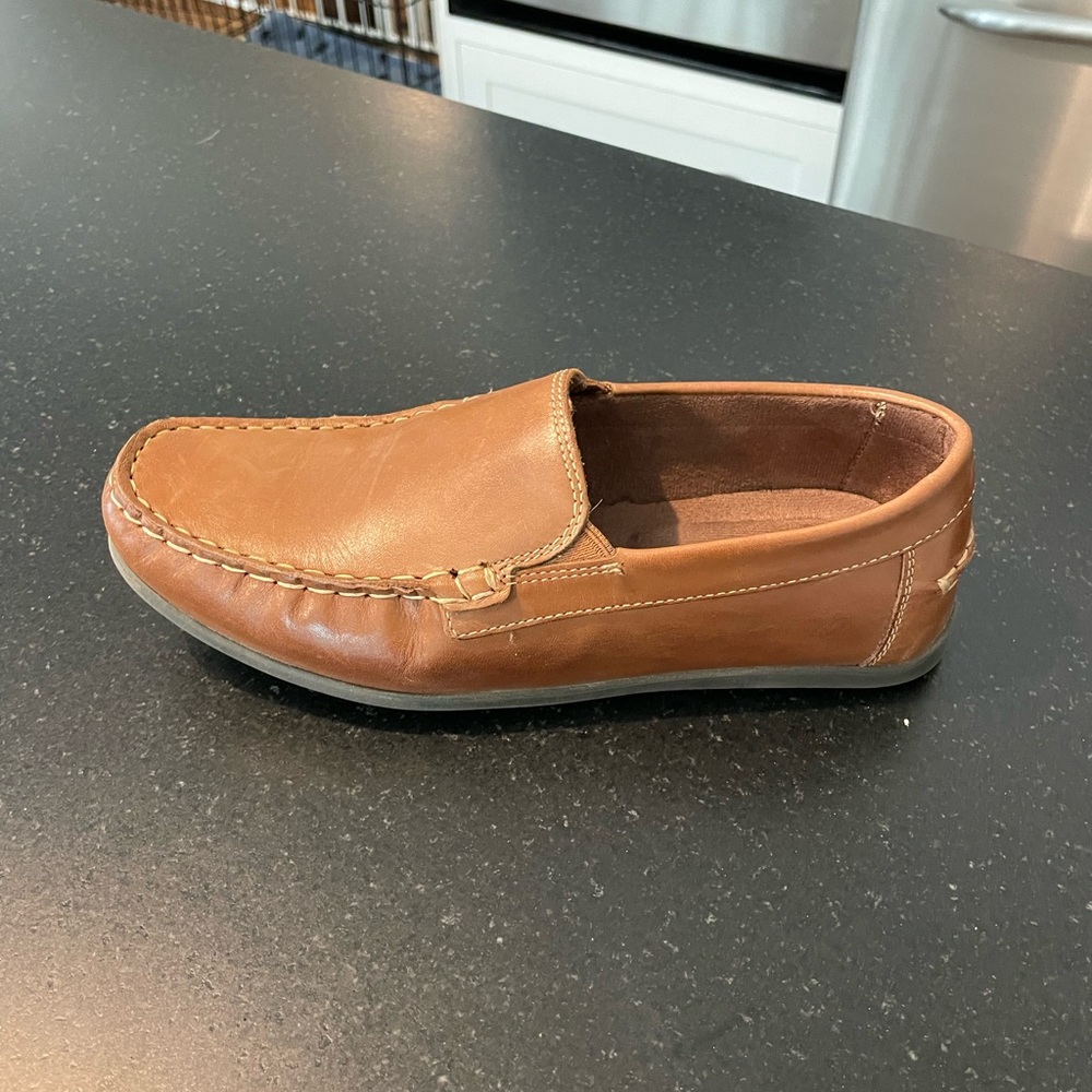 Boys brown dress shoes